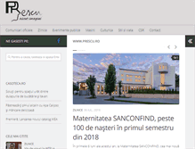 Tablet Screenshot of prescu.ro